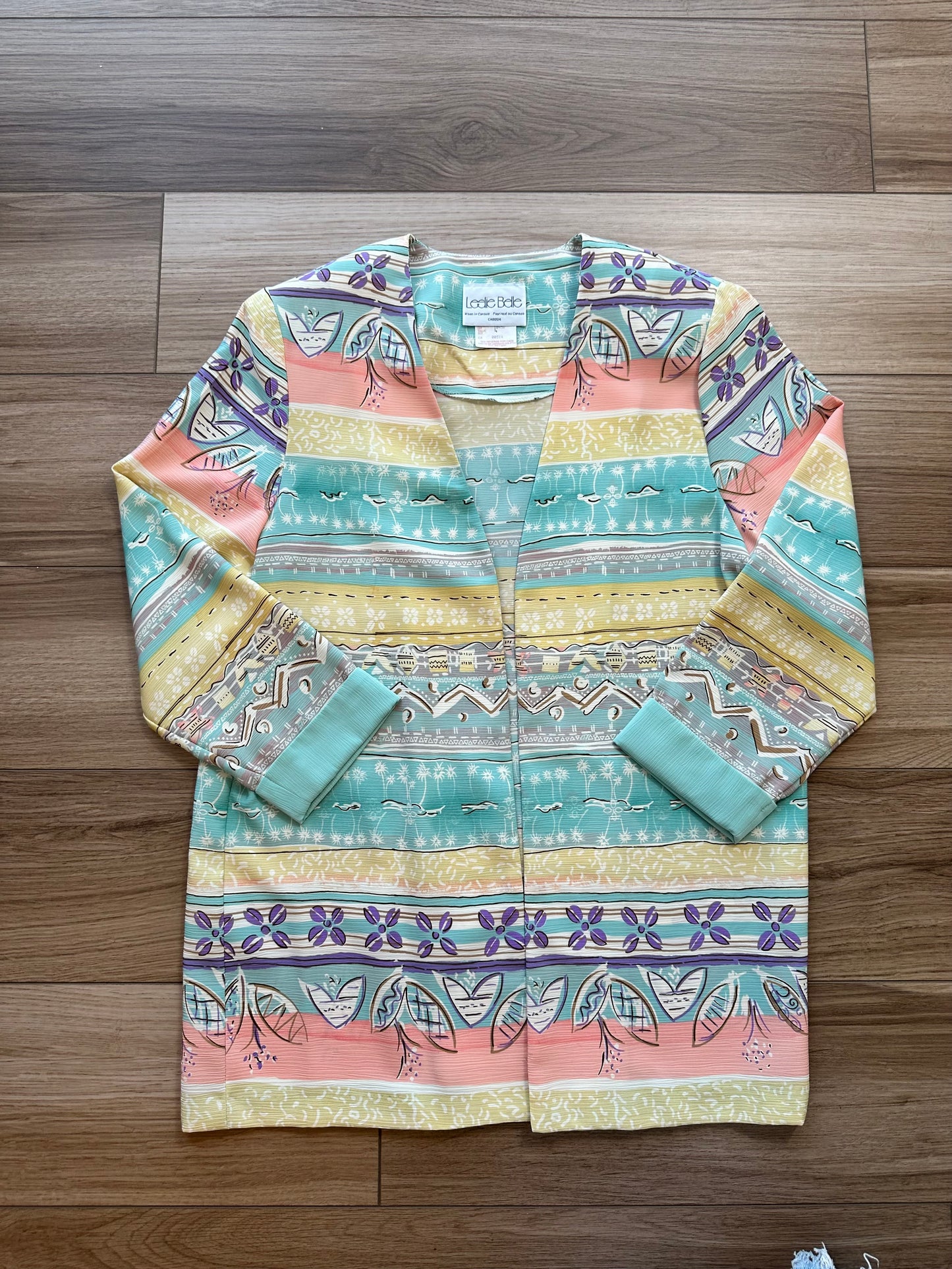 Vintage Leslie Belle Light Weight Open Jacket